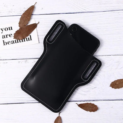 Leather Phone Holster with Belt Clip PU Leather Pouch