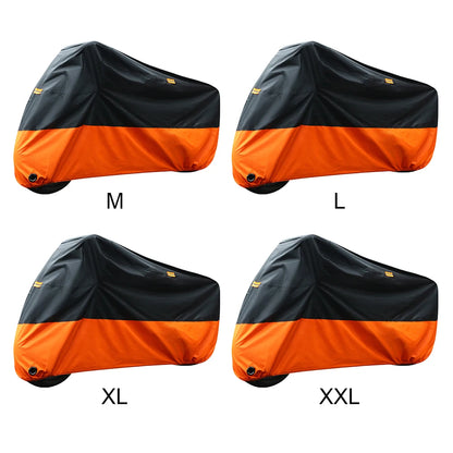 Motorcycle Storage Cover – Buckle Strap & Lock Opening