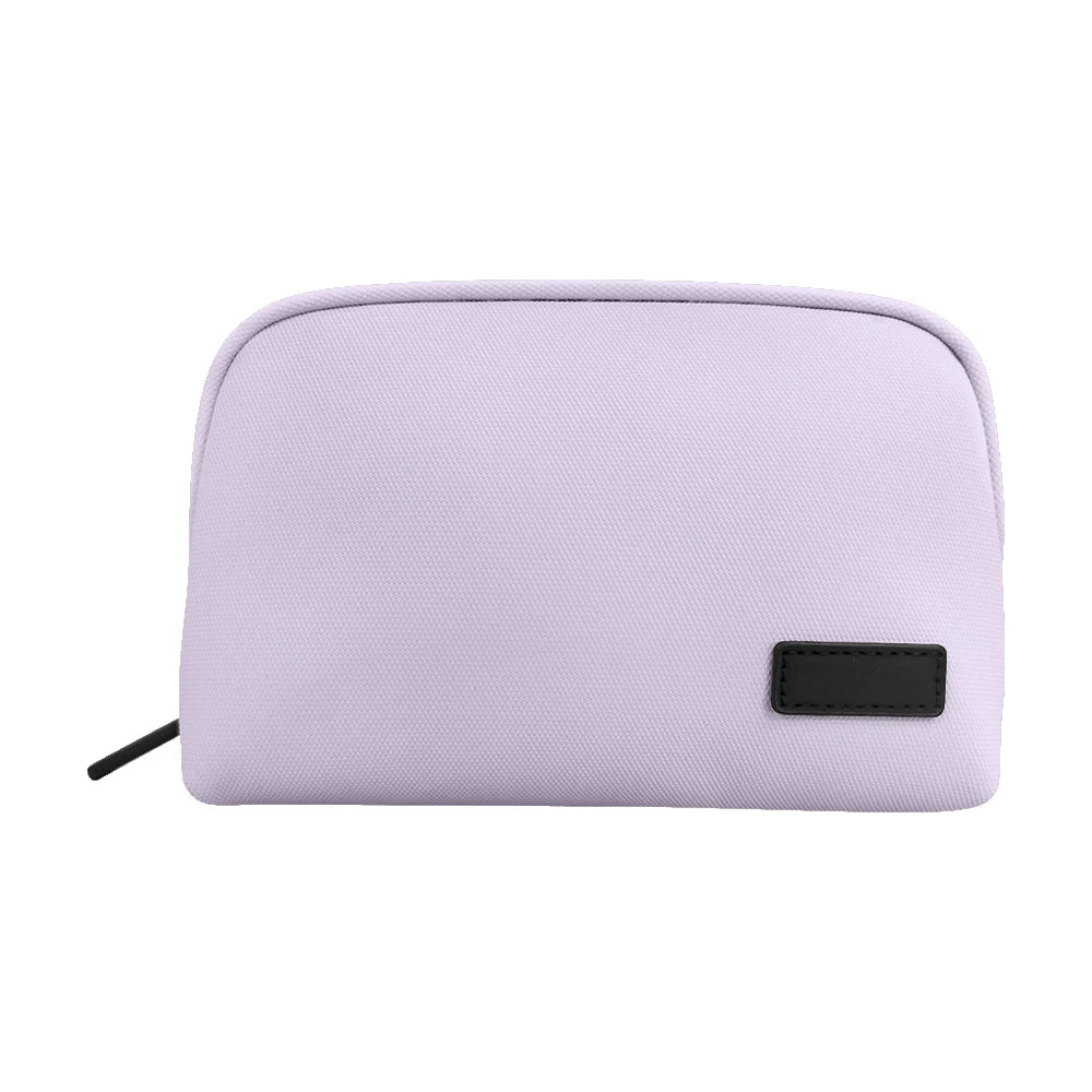 Purple organizer pouch shown closed on a white background.
