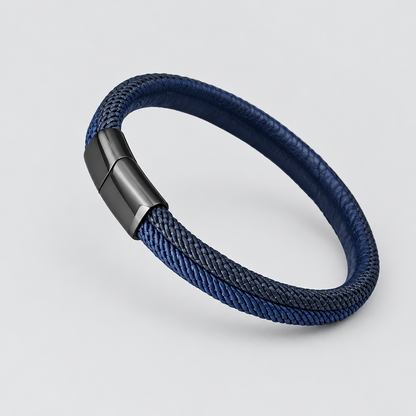 Magnetic Clasp Bracelet – LockEdge Stainless Steel, 20.5 cm