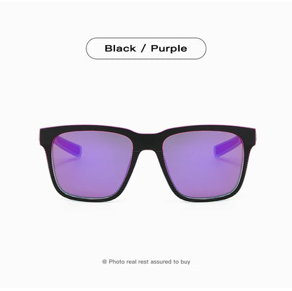 Rectangular Sunglasses – Textured Temples, 6 Combinations