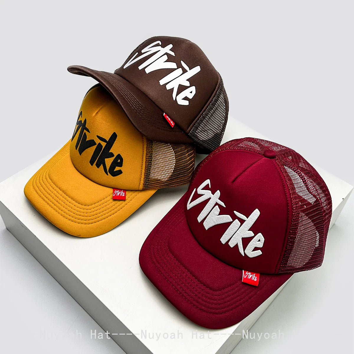 Printed Letter Trucker Cap – Adjustable Unisex Hat, 52–60 cm
