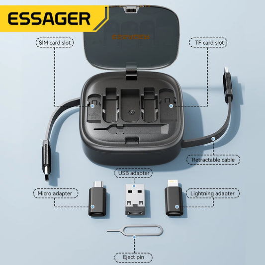 USB-C Travel Charging Kit – 60W Listed Output, Cable & Stand