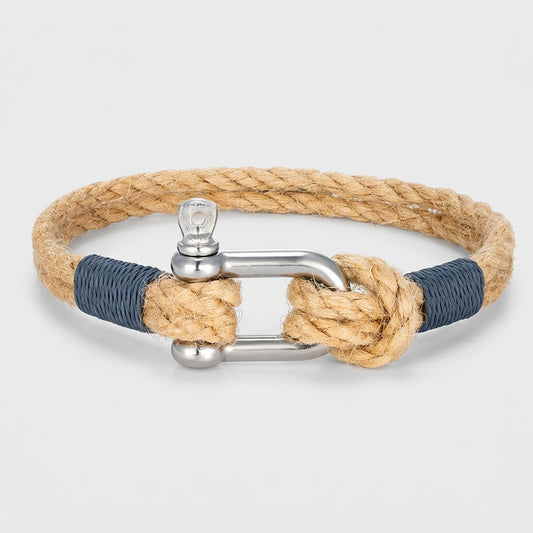 Double-Strand Rope Bracelet – Screw-Pin Shackle, 8 Styles
