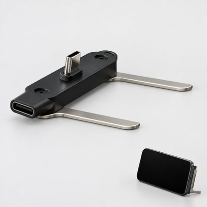 240W USB-C Cable & Folding Phone Stand Adapter – Set Options