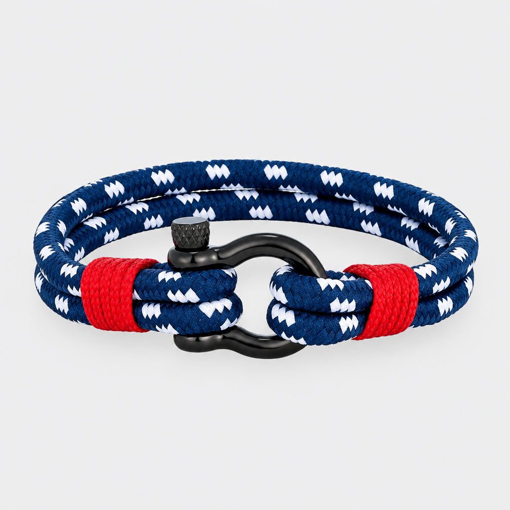 Classic Navy Rope Bracelet  Minimalist Unisex Jewelry Gift deideas