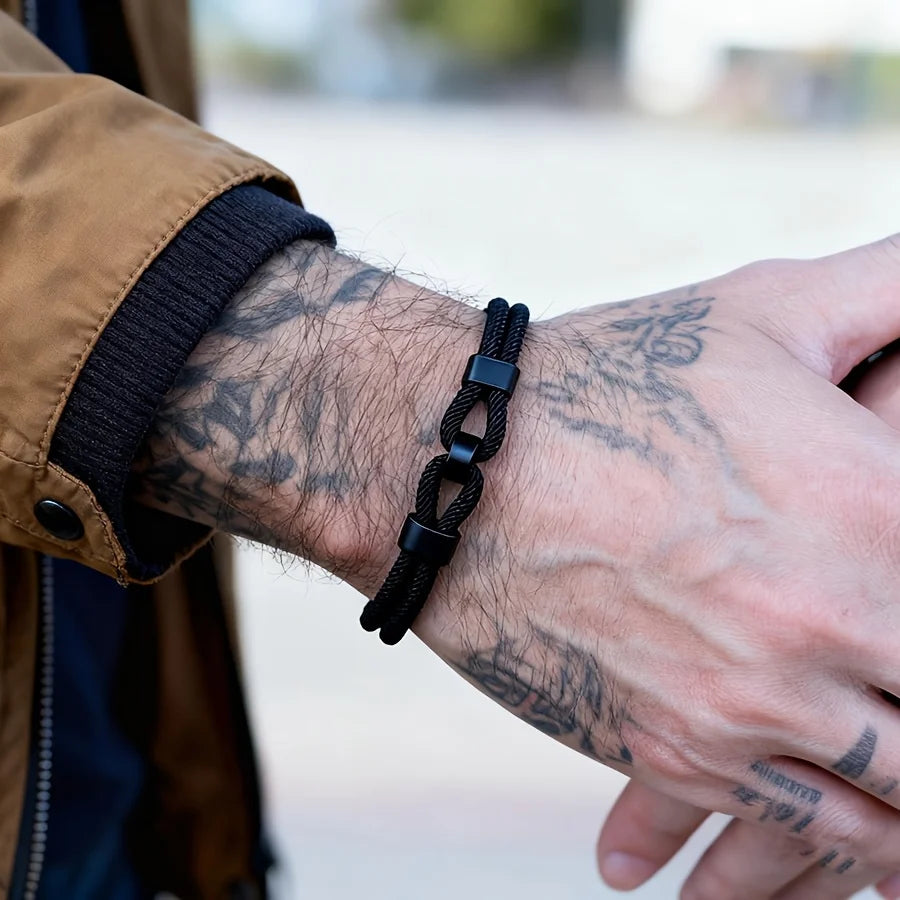 Adjustable Double-Cord Bracelet – Velocity, 6 Colors