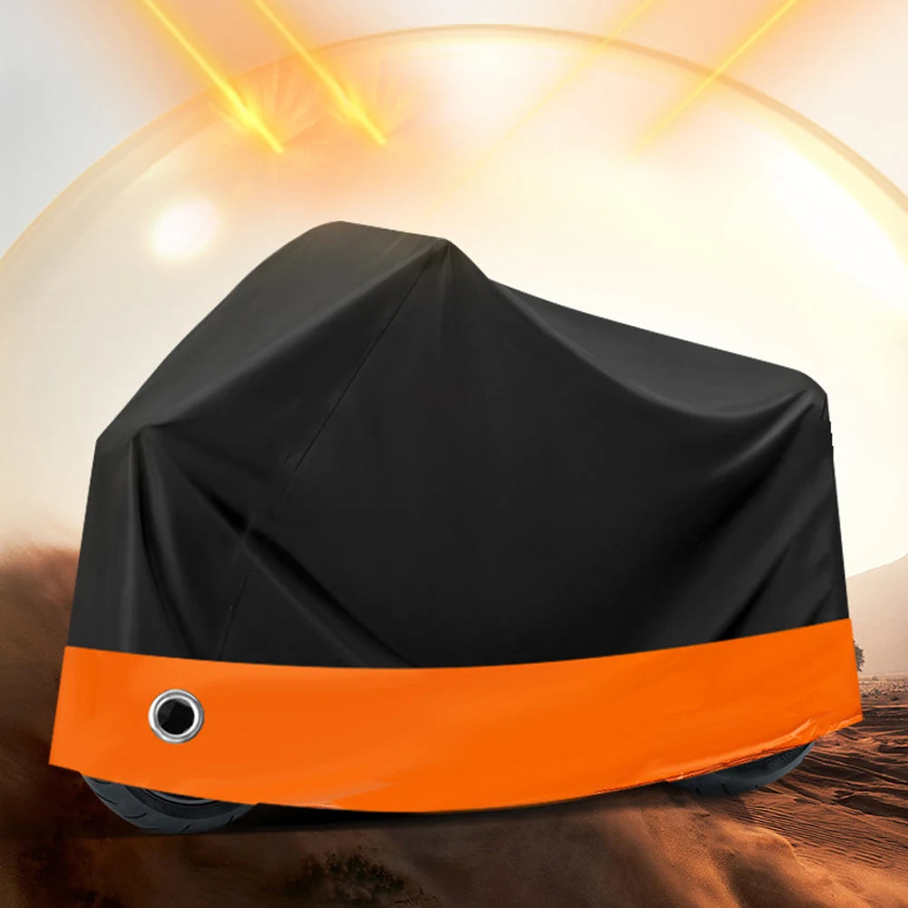 Motorcycle Storage Cover – Buckle Strap & Lock Opening