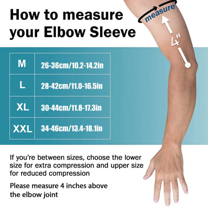 Padded Elbow Sleeves for Riders – One Pair, M–XXL