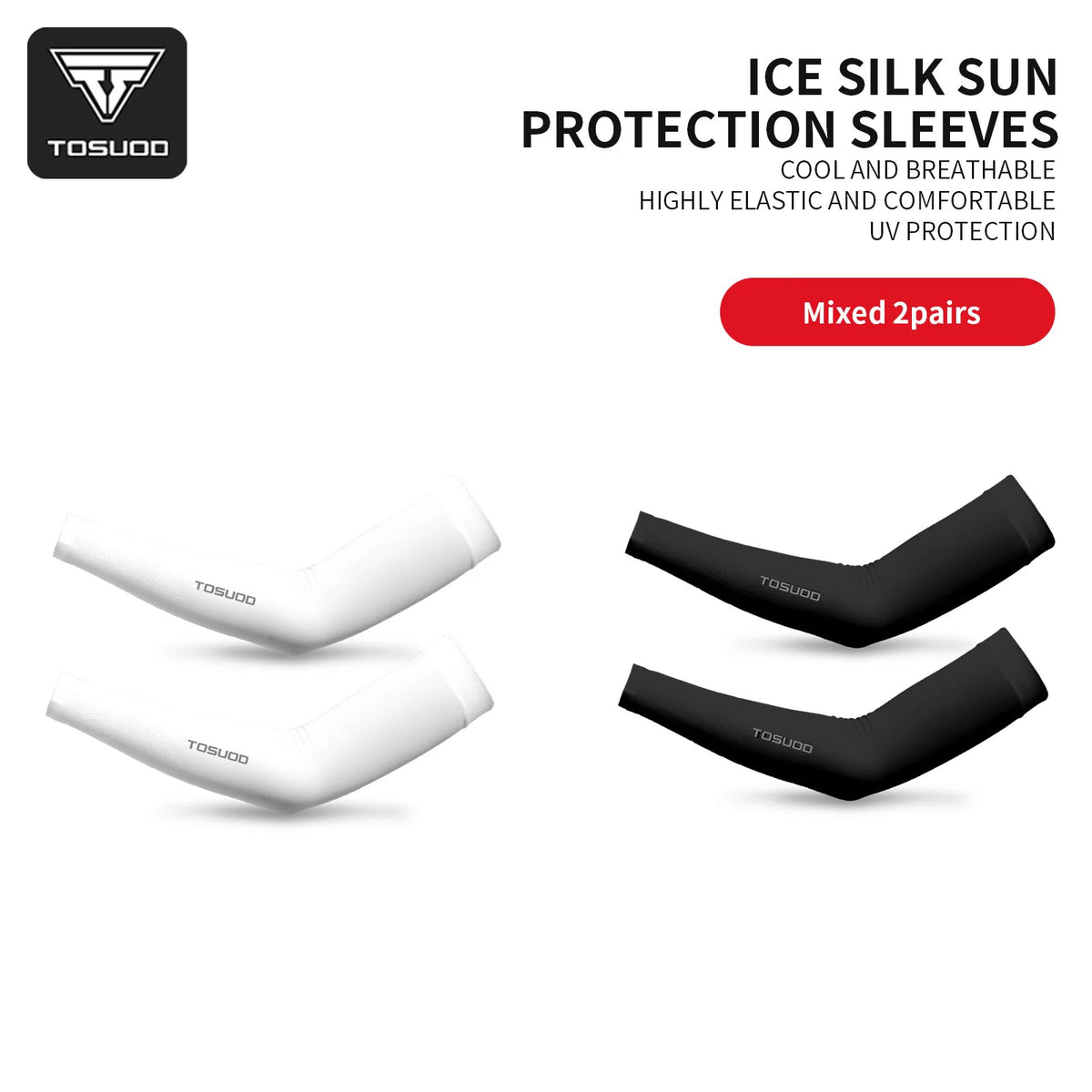 Ice Silk Arm Sleeves – UPF 50+ UV Protection, Cooling & Quick-Dry