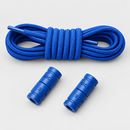 No-Tie Elastic Shoelaces with Color Buckle