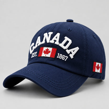 Canada 1867 Embroidered Baseball Cap – Adjustable