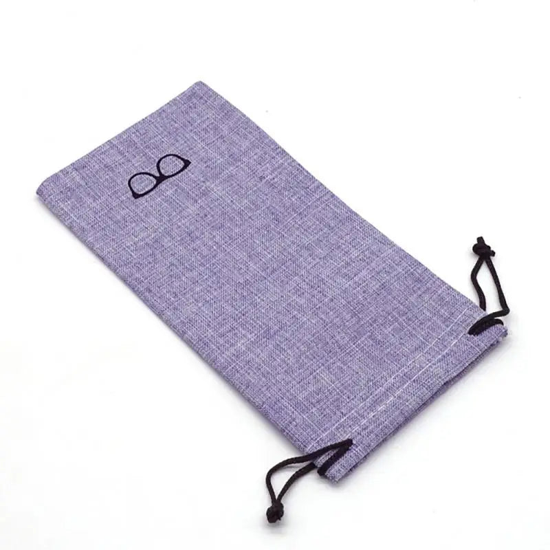 Linen Drawstring Pouch – 18 × 9 cm, 7 Colors