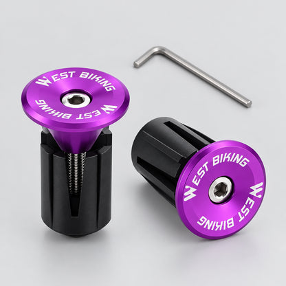 Aluminum Alloy Handlebar Bar End Plugs 6061, Mechanical Expansion