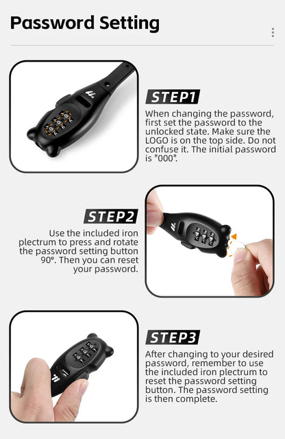 Zip-Tie Combination Lock – 3-Digit, 31 or 53 cm