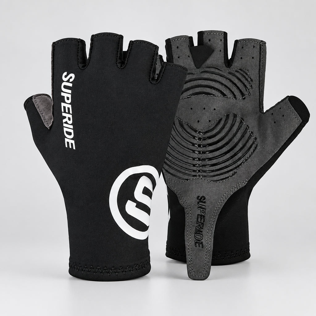 Half-Finger Cycling Gloves – Padded, Sizes S–XL