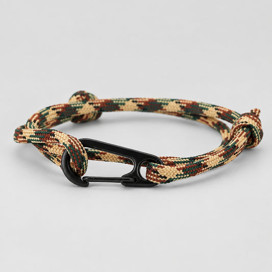 Military Paracord Bracelet for Men – Tactical Rope Wristband, 5 Colors