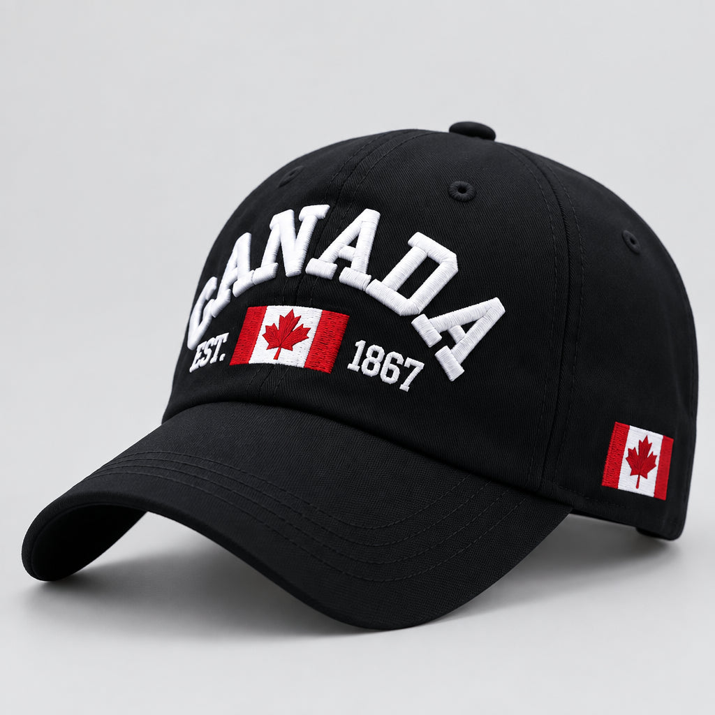Canada 1867 Embroidered Baseball Cap – Adjustable