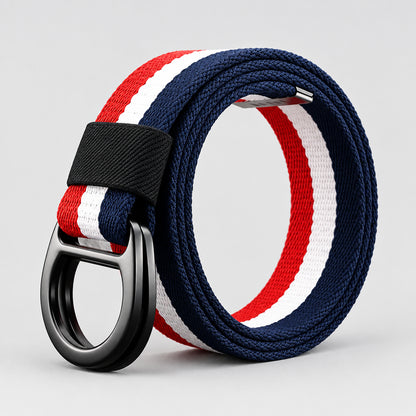 Canvas Belt – Adapt Double Buckle, Solid & Striped Styles