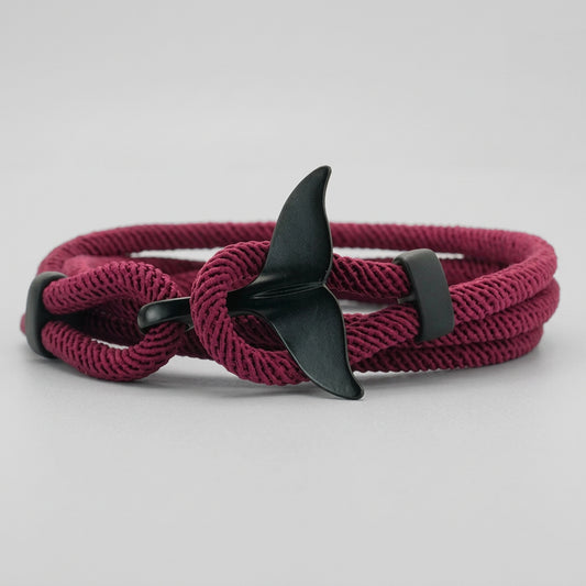 Whale Tail Rope Bracelet – Double Cord, 11 Colors