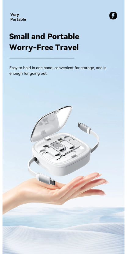 USB-C Travel Charging Kit – 60W Listed Output, Cable & Stand