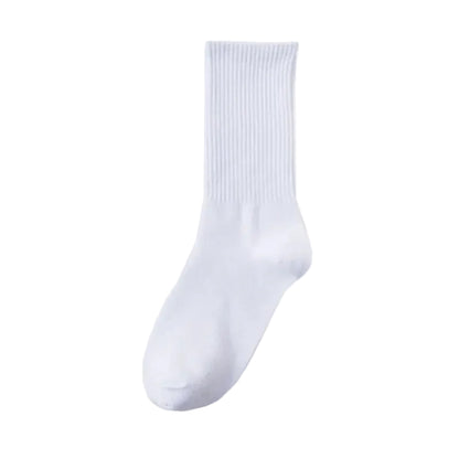 Striped Jacquard Cotton Crew Socks, Unisex EU 36-43
