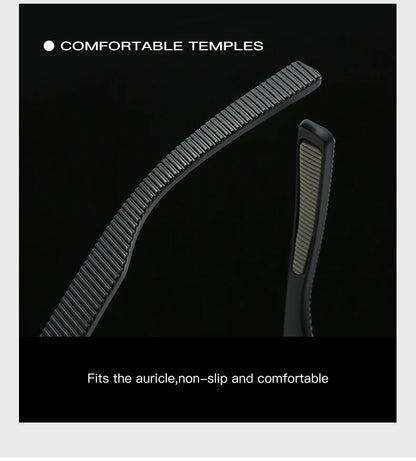 Rectangular Sunglasses – Textured Temples, 6 Combinations