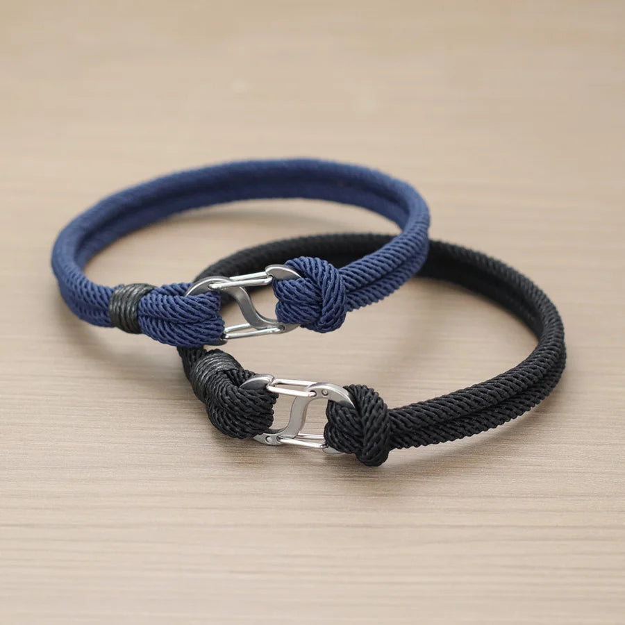Fashion Rope Bracelet Men 6 Colors S Buckle Outdoor Survival Rescue Braslet Leisure Versatile Accessories Pulseria Hombre Joias deideas