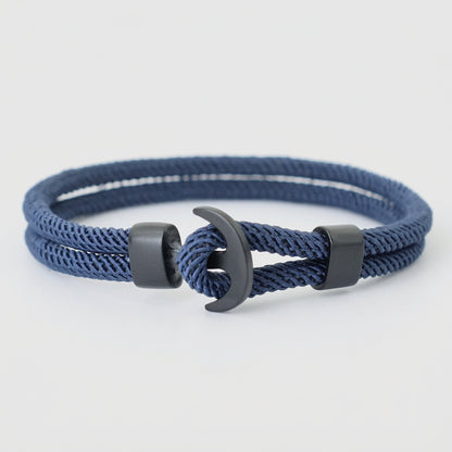 Double-Cord Rope Bracelet – Spectrum, Anchor Hook