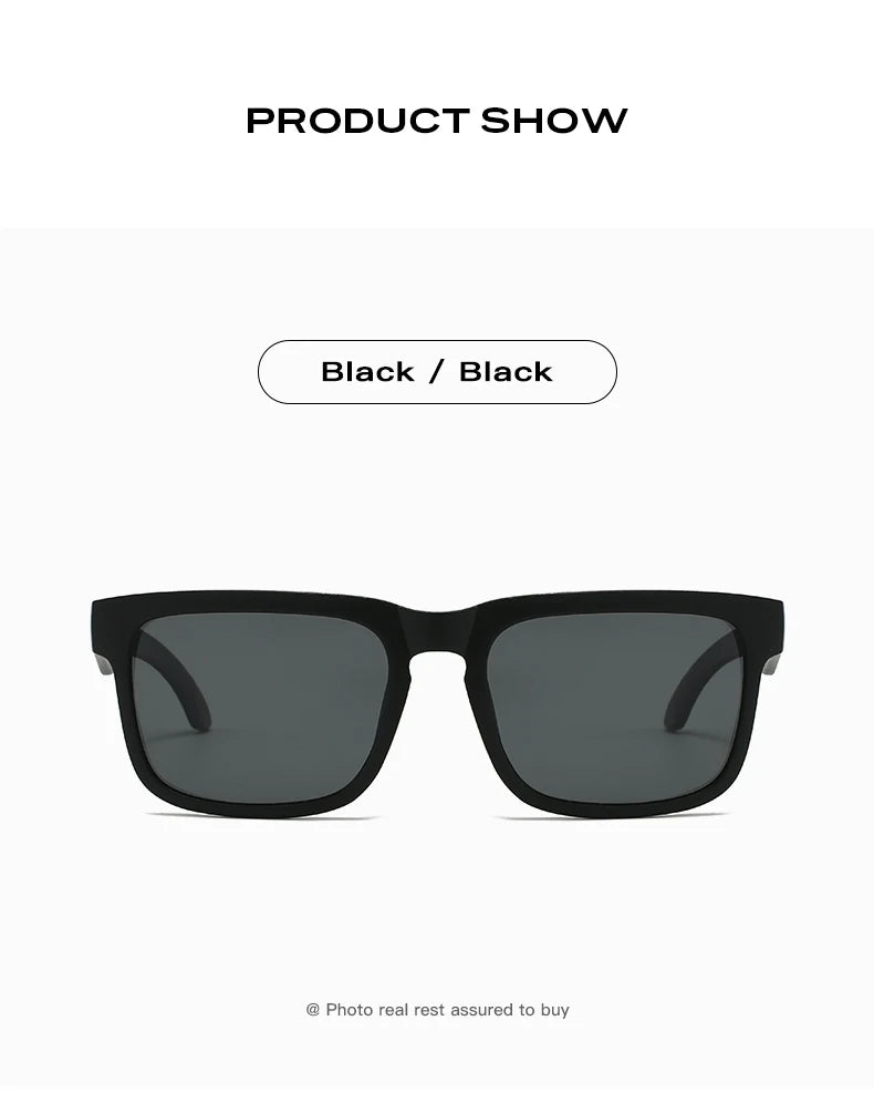 Rectangular Sunglasses – Solid & Patterned Frames, 6 Options