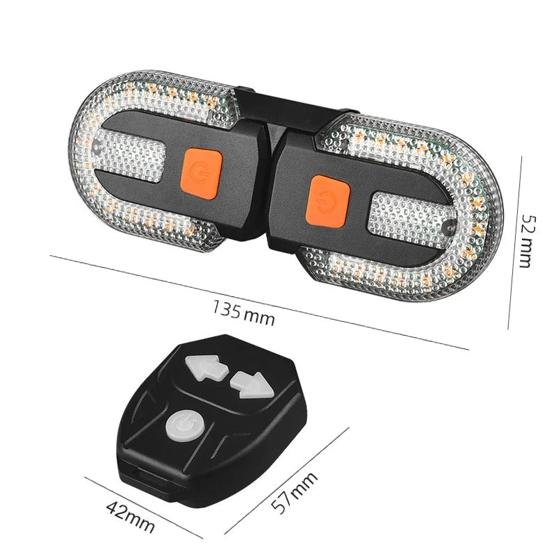 SmartBike LED Taillight Smart LED rear light with turn signal and remote control deideas