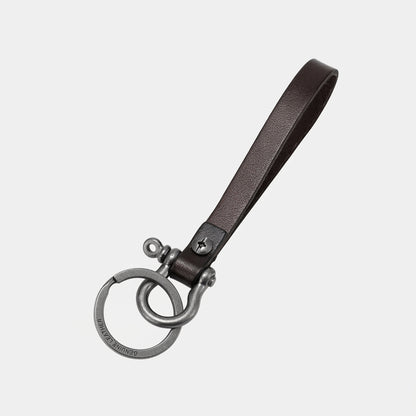RideHook Nautical Shackle Leather Keyring deideas