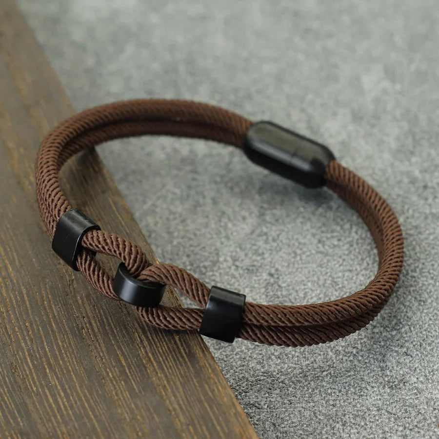 Adjustable Double-Cord Bracelet – Velocity, 6 Colors