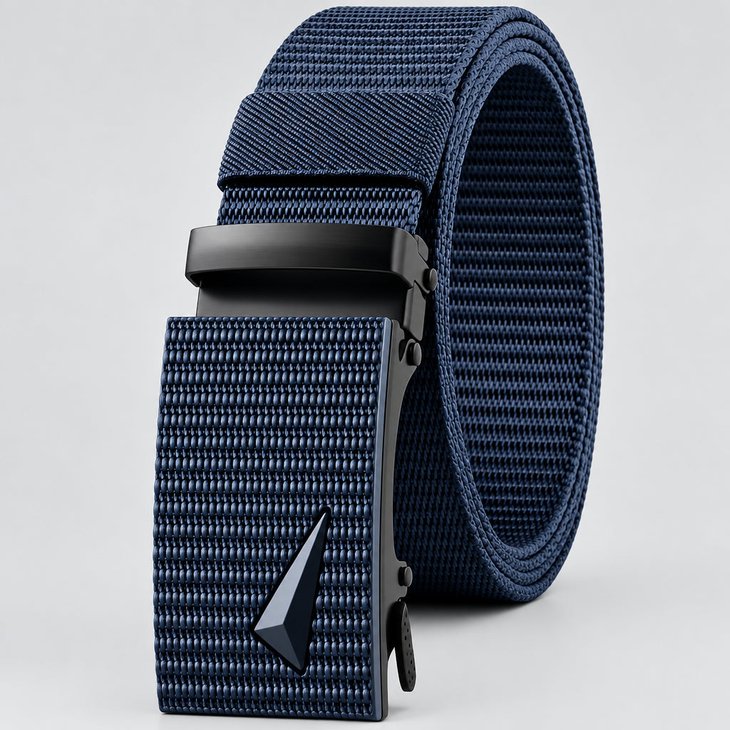 Men's Belt Automatic Metal and Nylon Buckle Casual Sports Outdoor Work Belt deideas