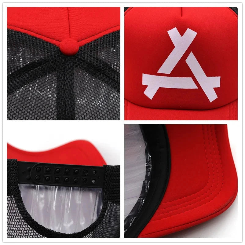 Unisex Mesh Snapback Cap Breathable Casual Sports Hat deideas