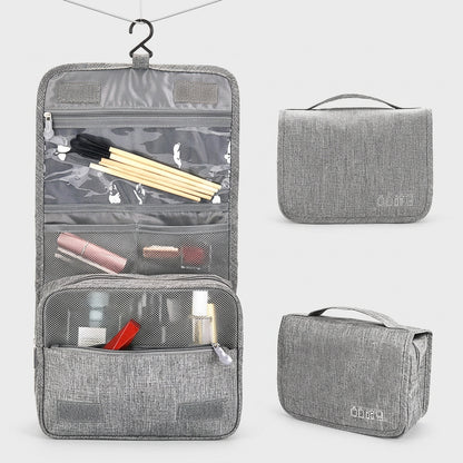 Hanging Toiletry Bag – Fold-Out Organizer, 3 Colors