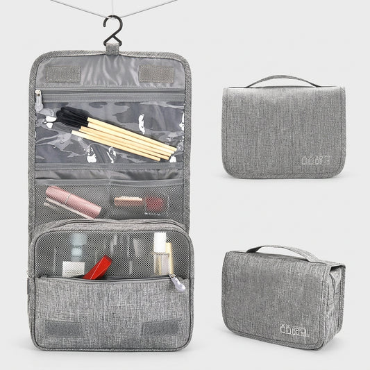 Hanging Toiletry Bag – Fold-Out Organizer, 3 Colors