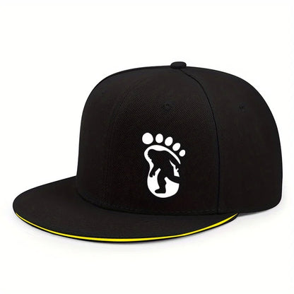 Bigfoot Footprint Flat-Brim Cap – Essence, 5 Trim Colors