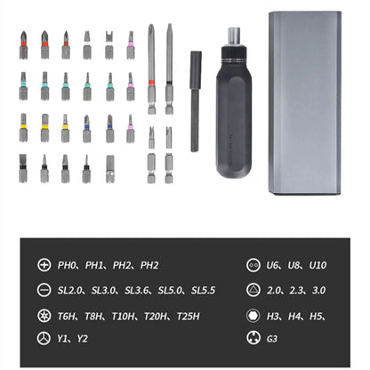 Ratchet precision screwdriver with Phillips Torx magnetic drill bit deideas