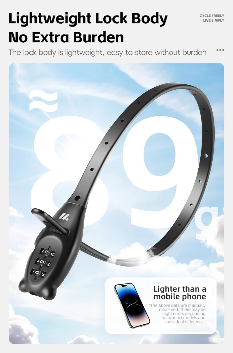 Zip-Tie Combination Lock – 3-Digit, 31 or 53 cm