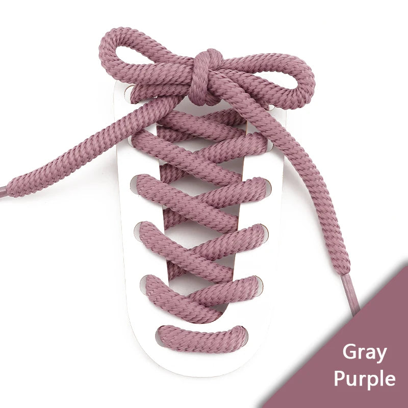 Round Rope Shoelaces – 18 Colors, 100–160 cm, One Pair