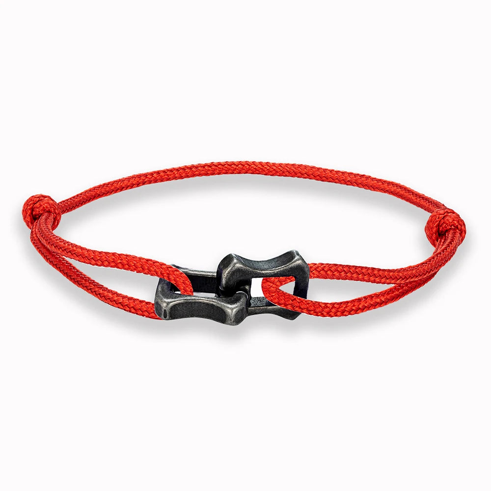 Chain Link Rope Bracelet – Adjustable, 10 Colors