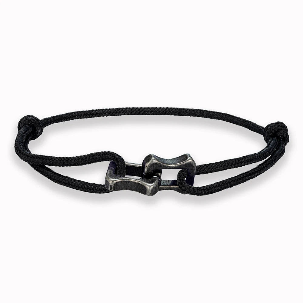 Chain Link Rope Bracelet – Adjustable, 10 Colors