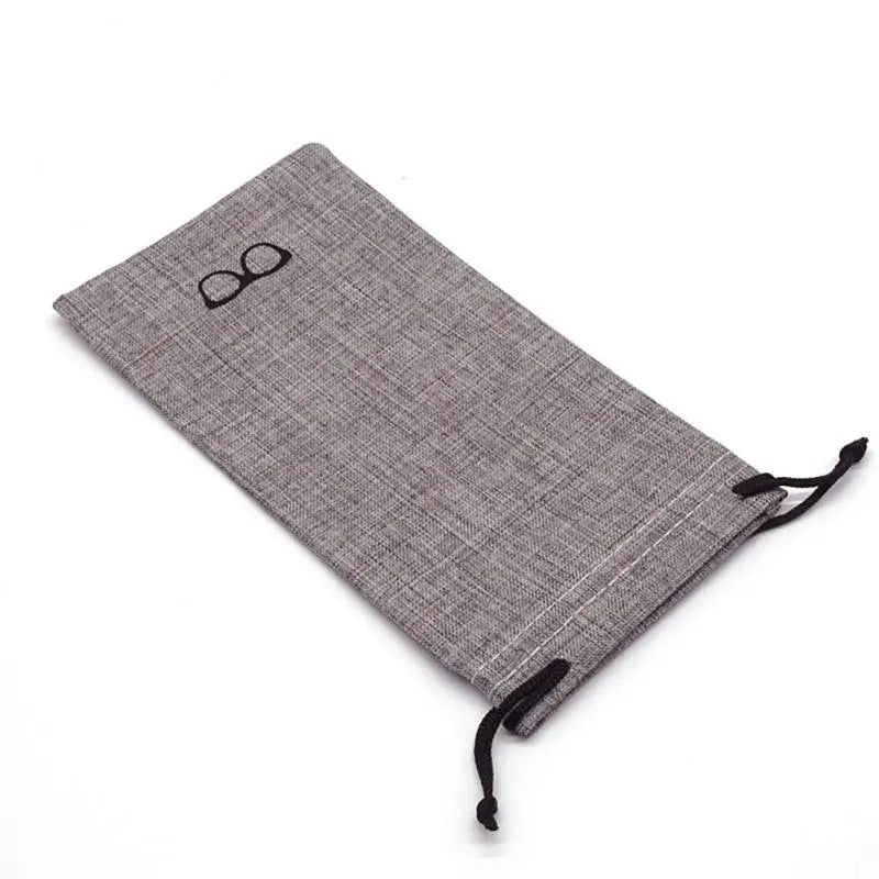Linen Drawstring Pouch – 18 × 9 cm, 7 Colors