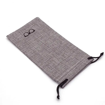 Linen Drawstring Pouch – 18 × 9 cm, 7 Colors