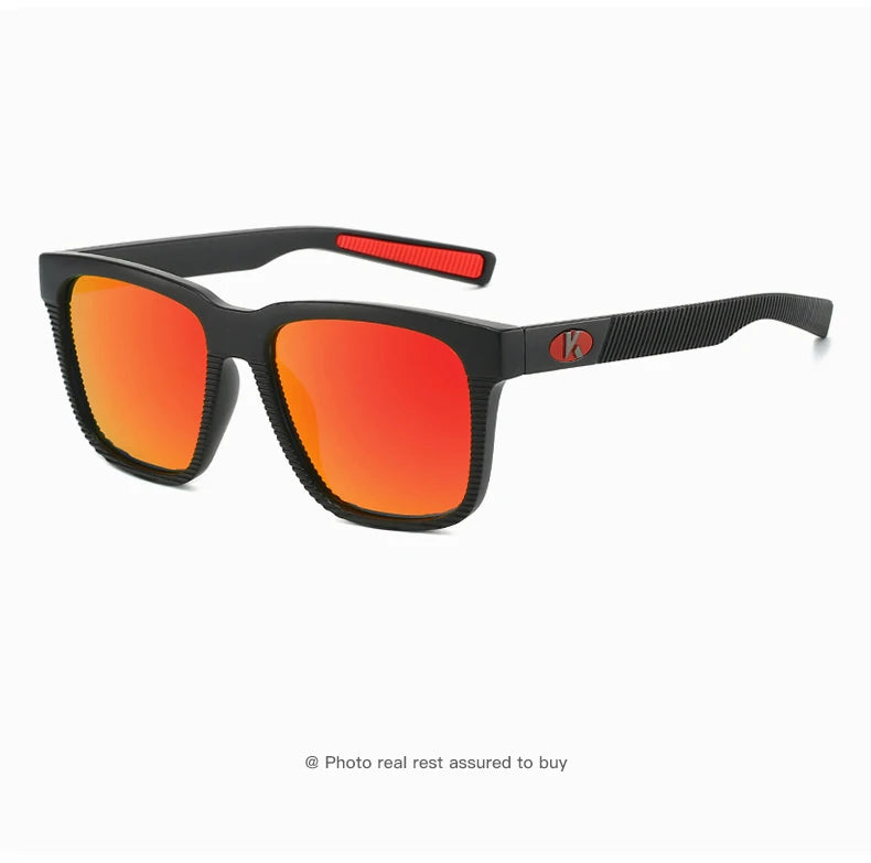 Rectangular Sunglasses – Textured Temples, 6 Combinations
