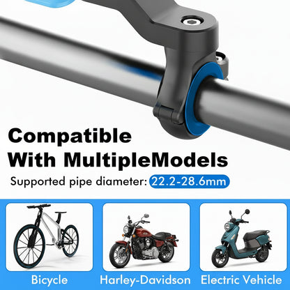 Bike & Motorcycle Phone Mount – Rotating Handlebar Holder