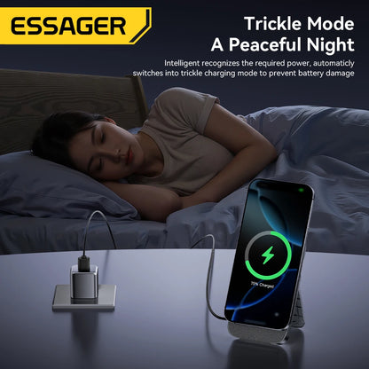 3-in-1 Magnetic Wireless Charging Stand – Foldable, Grey