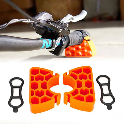 Bike Handlebar Support Blocks – Inverted Maintenance, Orange