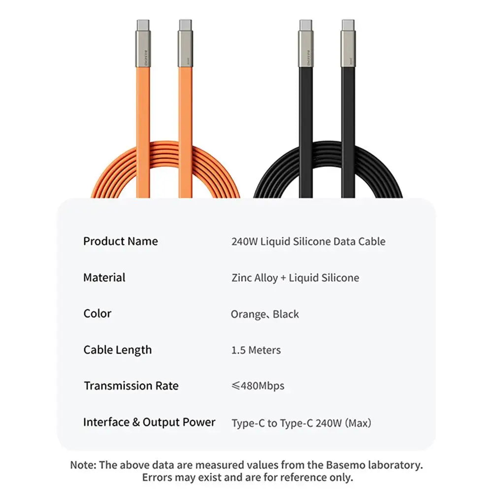 240W USB-C Cable & Folding Phone Stand Adapter – Set Options